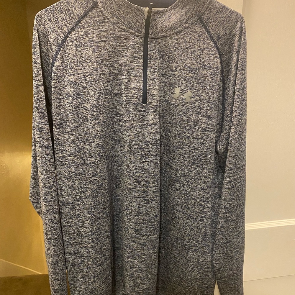 Under Armour Blue 3/4 Zip Pullover